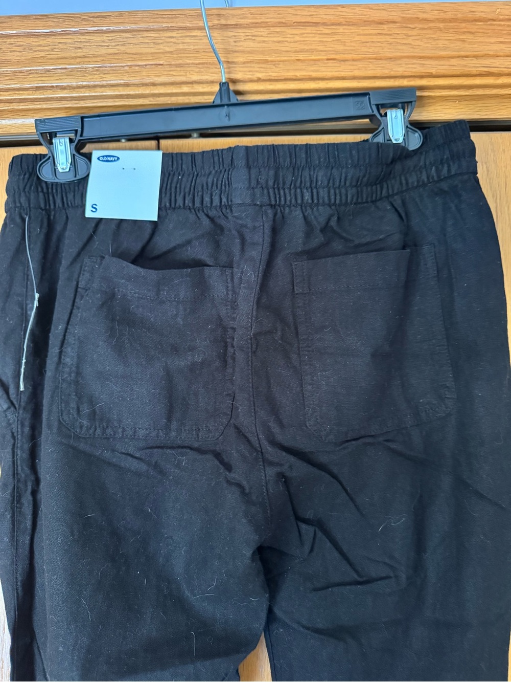 Old Navy Womens Linen-Blend Crop Pants - Picture 4 of 6